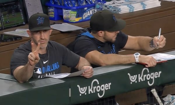 The call is coming from inside the dugout